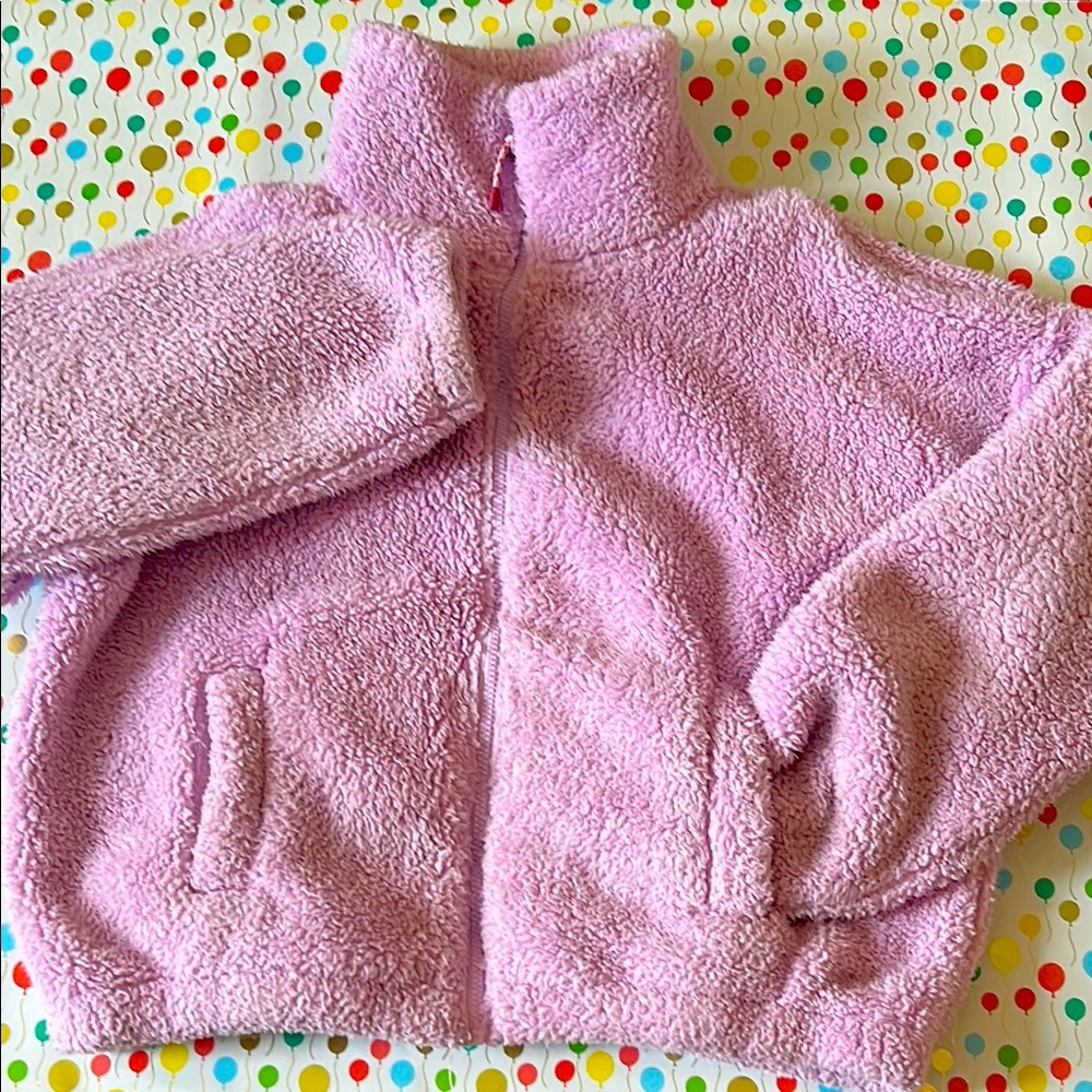 American Eagle Outfitters Pink Teddy Jacket
